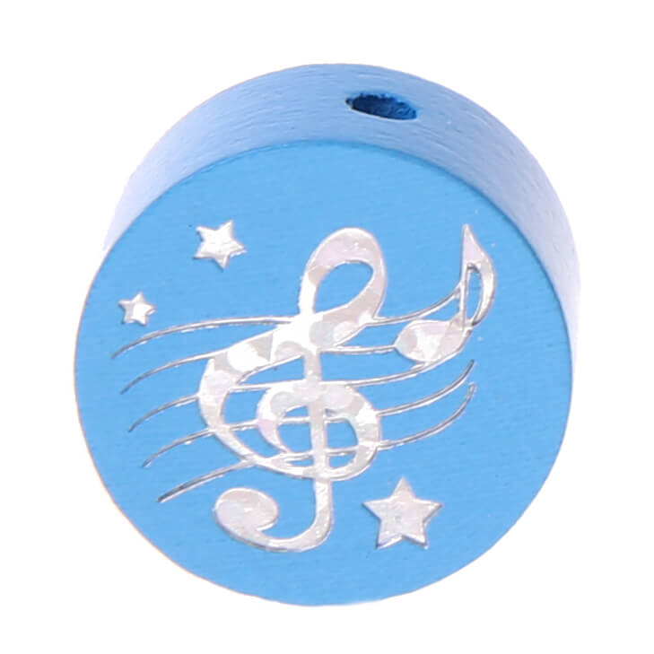 Motif bead disc clef glitter sky blue 186 in stock 